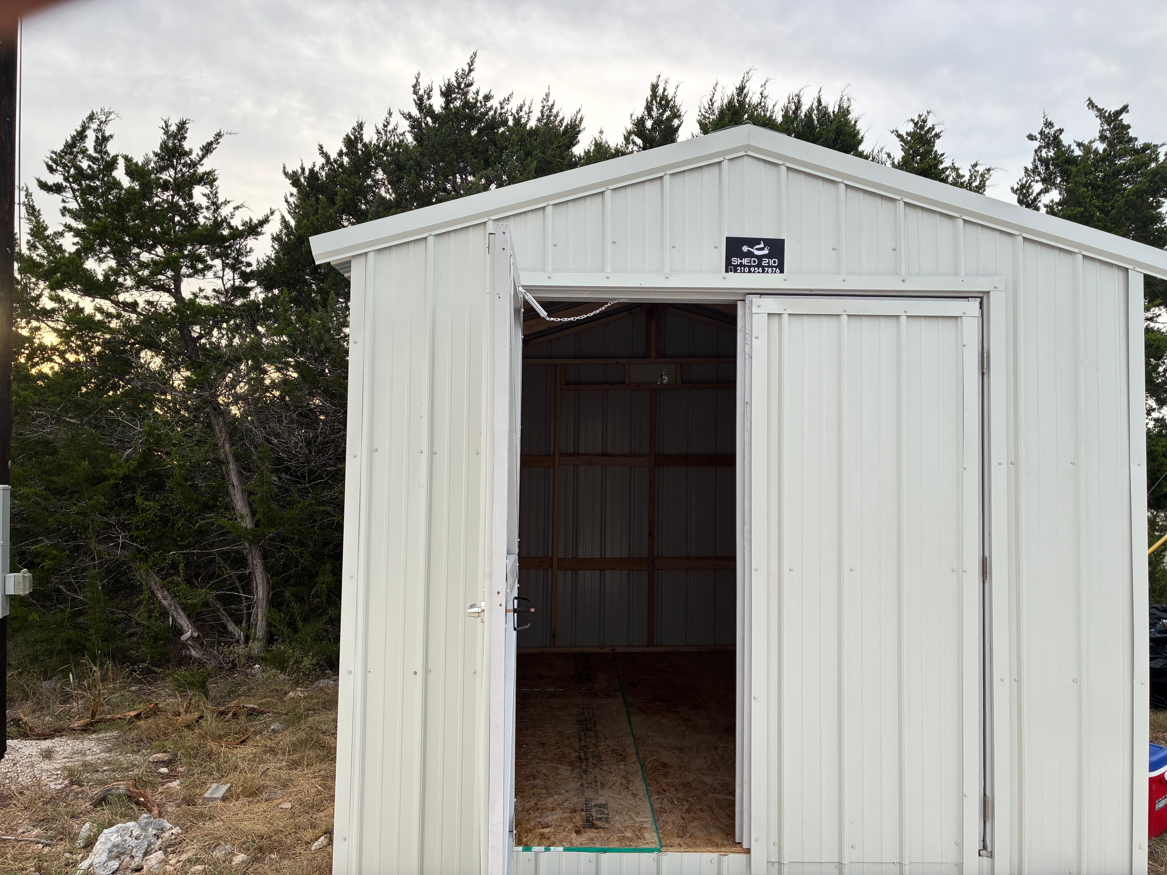 10x12x8 Storage Shed built in Boerne, TX