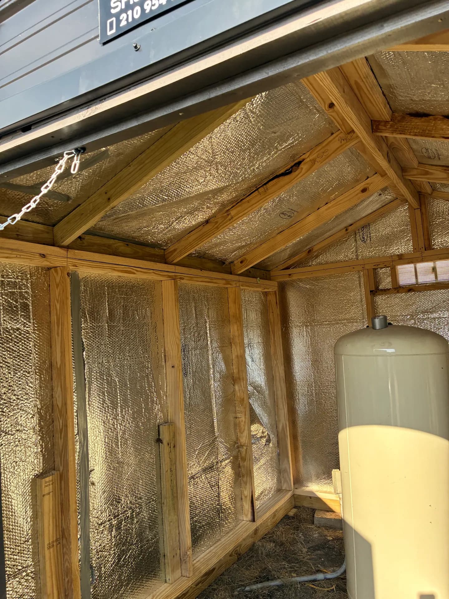 8x10x7 Water Well Shed built in Rocksprings, TX