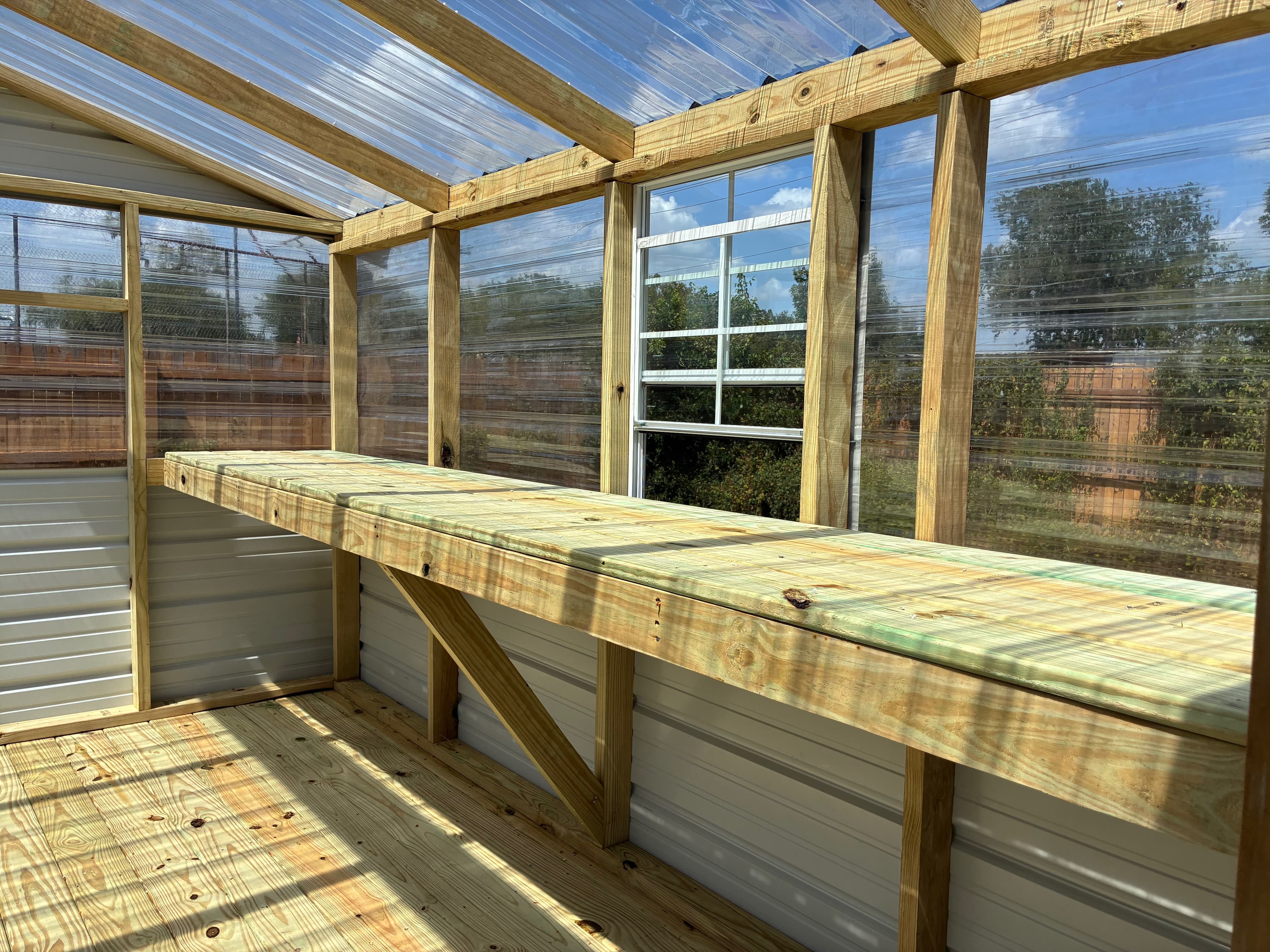 10x12 Green House shed built in Luling, TX
