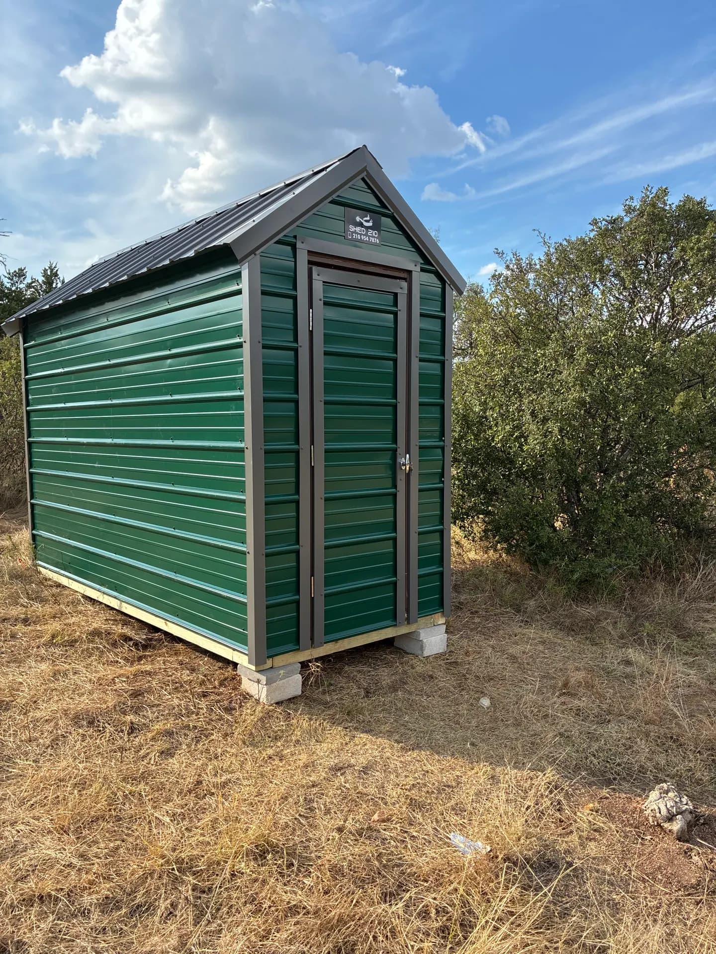 4x10x6 Water Well Shed built in Fredericksburg, TX