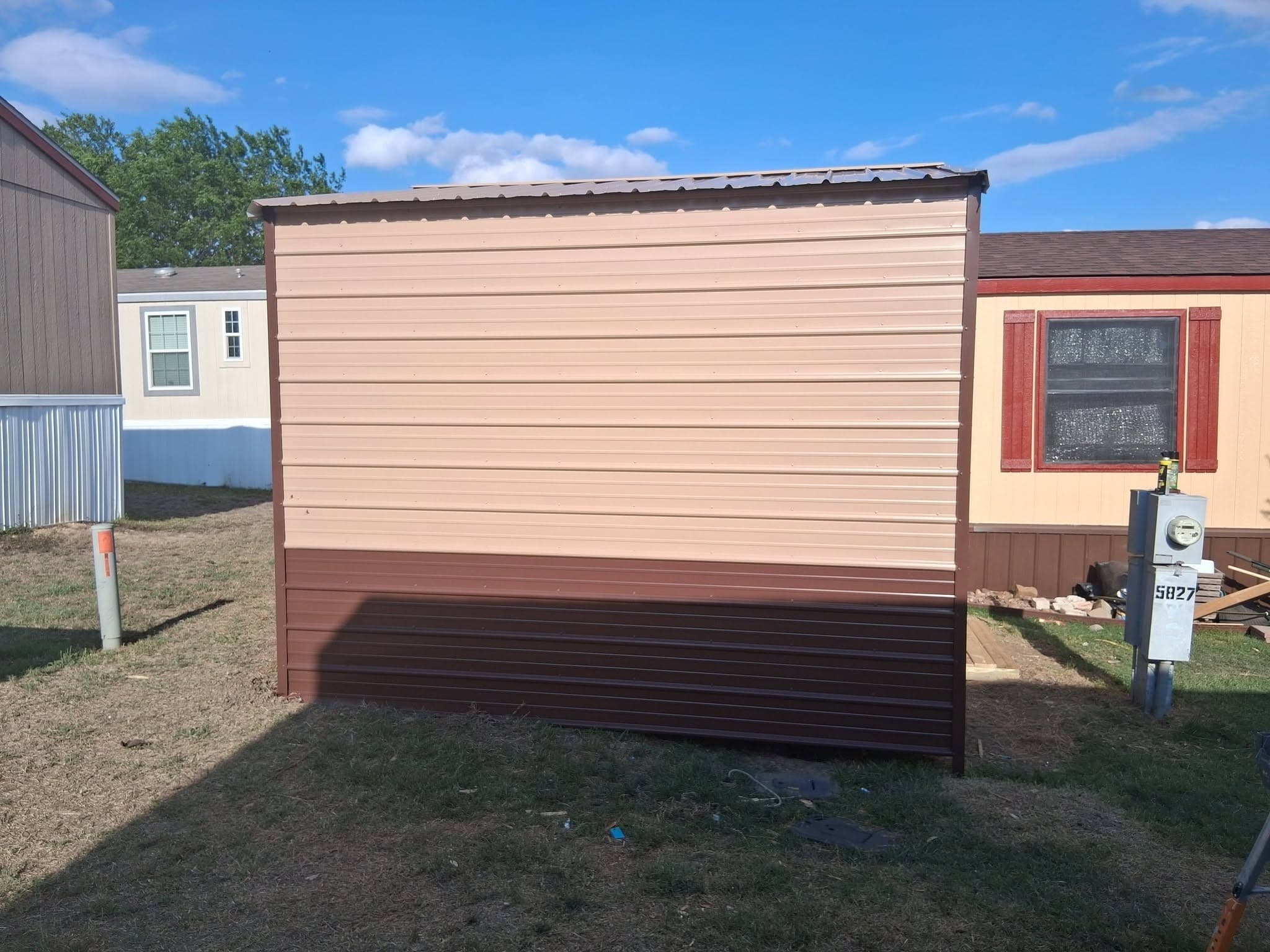 12x16x9 Heavy-Duty Shed built in San Antonio, TX