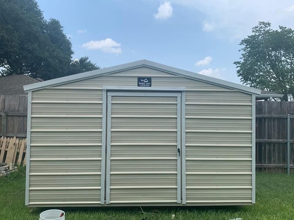 8x12x7 Side Utility shed built in Poteet, TX