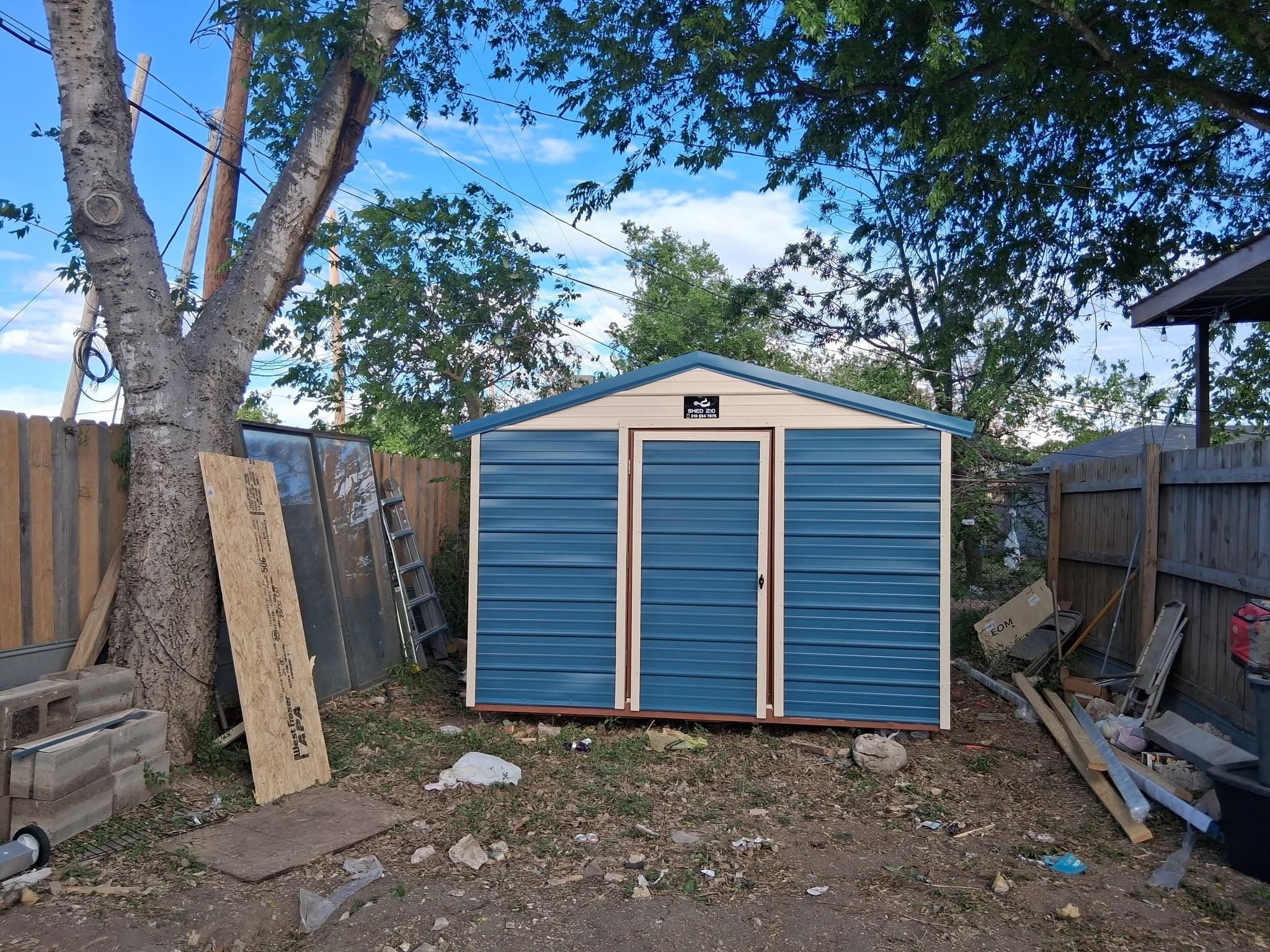 10x16 and 10x10 Sheds built in San Antonio, TX