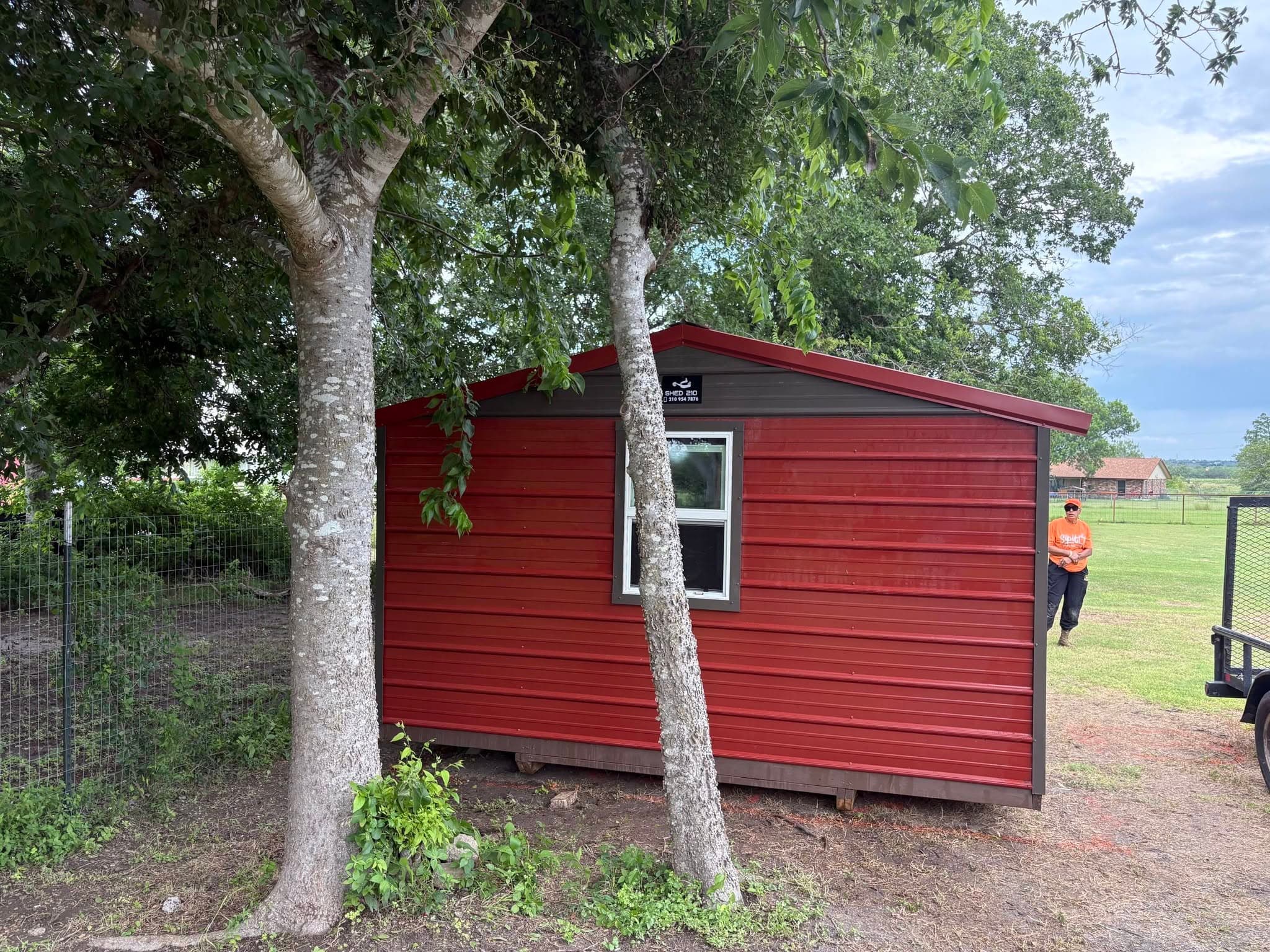 16x12x7 Storage Shed built in Marion, TX