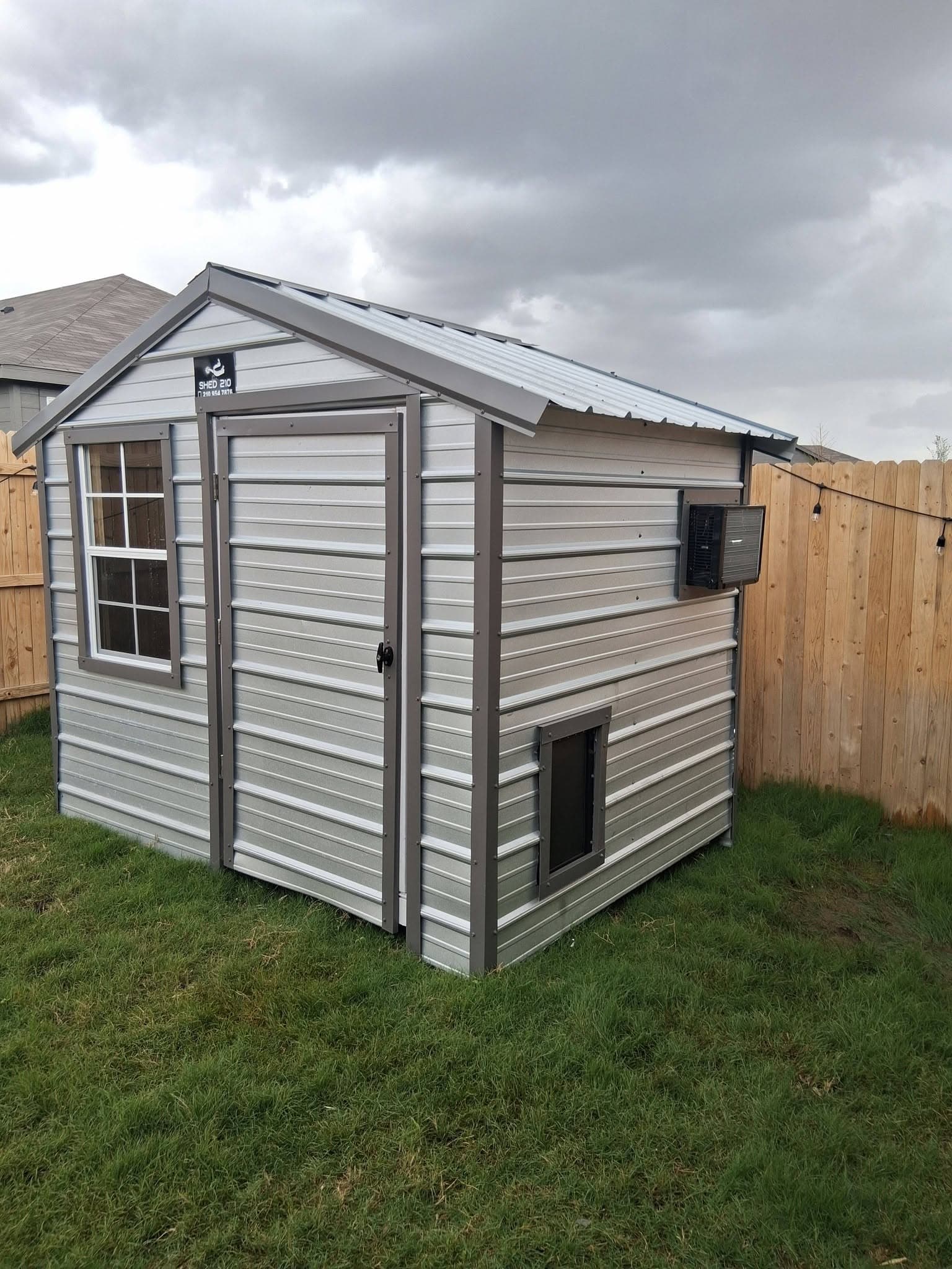 8x8x6 Custom Doggie House shed built in Converse, TX