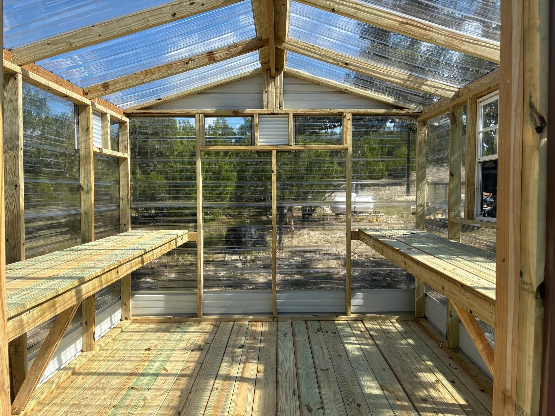 10x12x8 Green House built in Segovia, TX