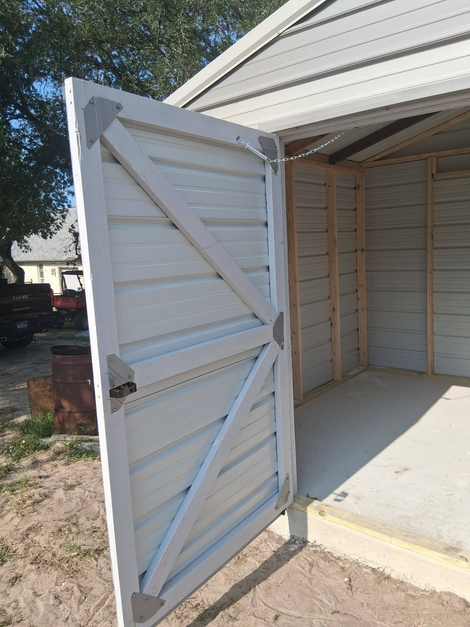 10x10x8 Water Well Shed built in Floresville, TX