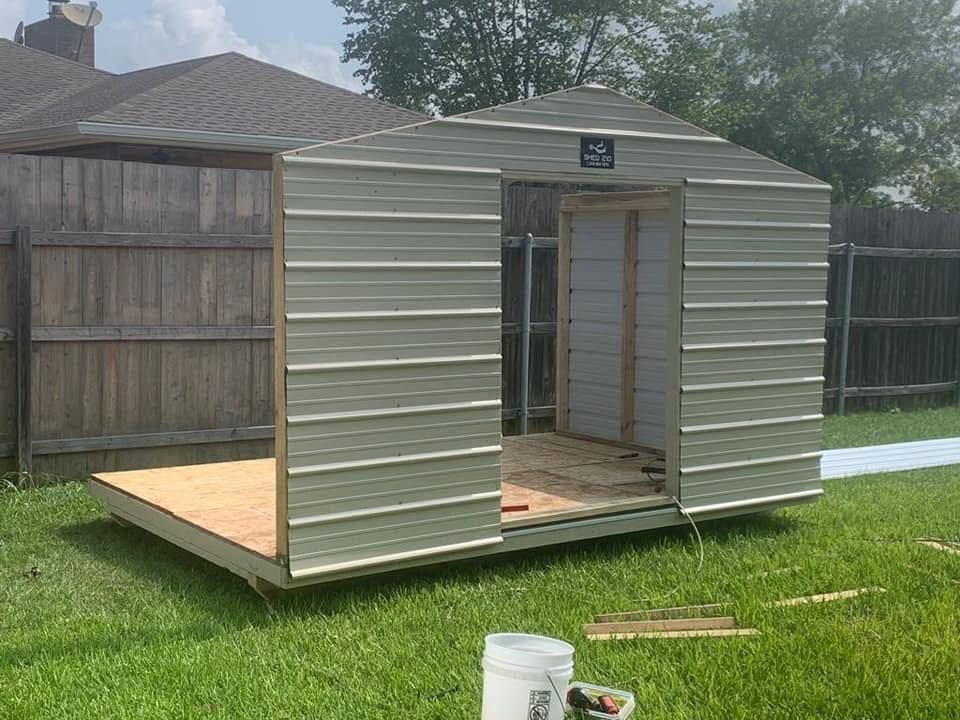 8x12x7 Side Utility shed built in Poteet, TX