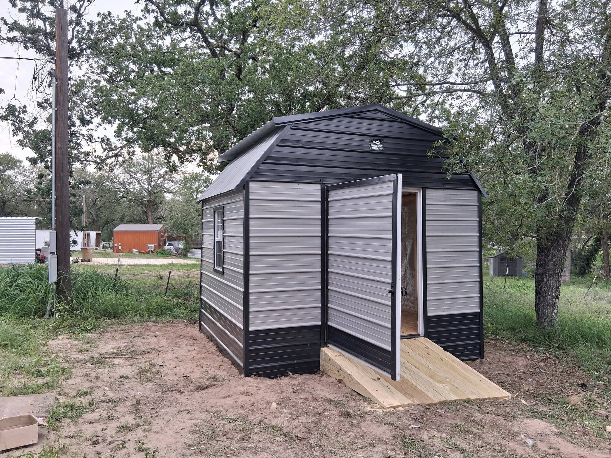 10x12x10 Barn Style Shed built in Shady Oaks, TX