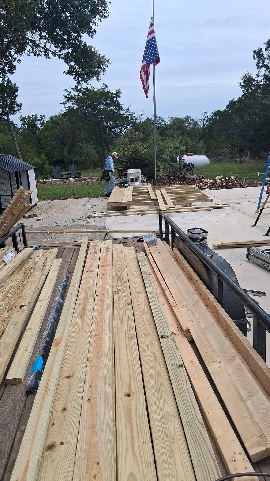 10x12x7 Greenhouse shed built in Boerne, TX