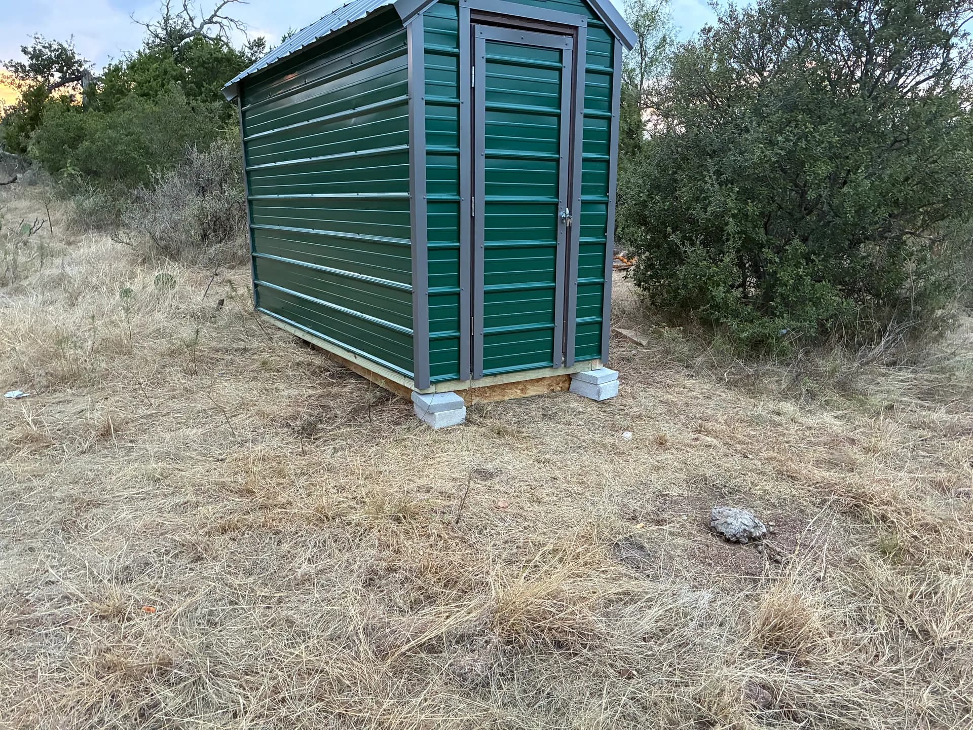 4x10x6 Water Well Shed built in Fredericksburg, TX