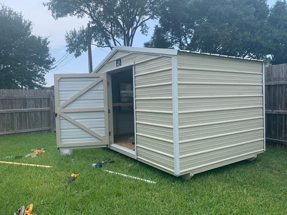 8x12x7 Side Utility shed built in Poteet, TX