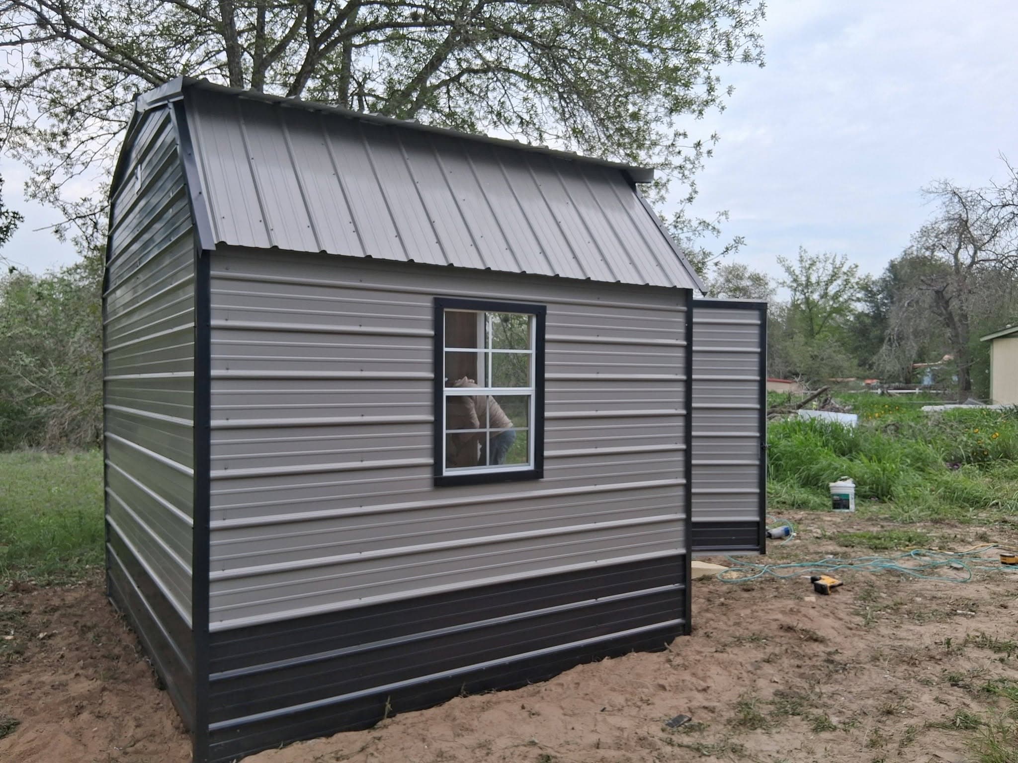 10x12x10 Barn Style Shed built in Shady Oaks, TX
