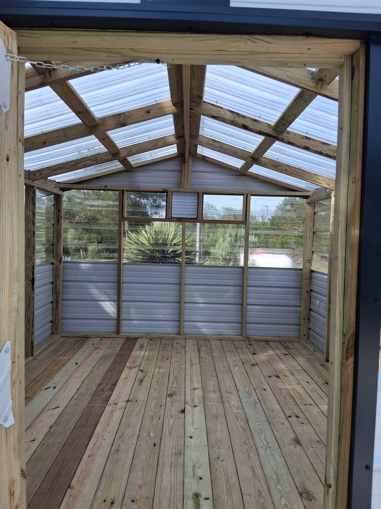 10x12x7 Greenhouse shed built in Boerne, TX