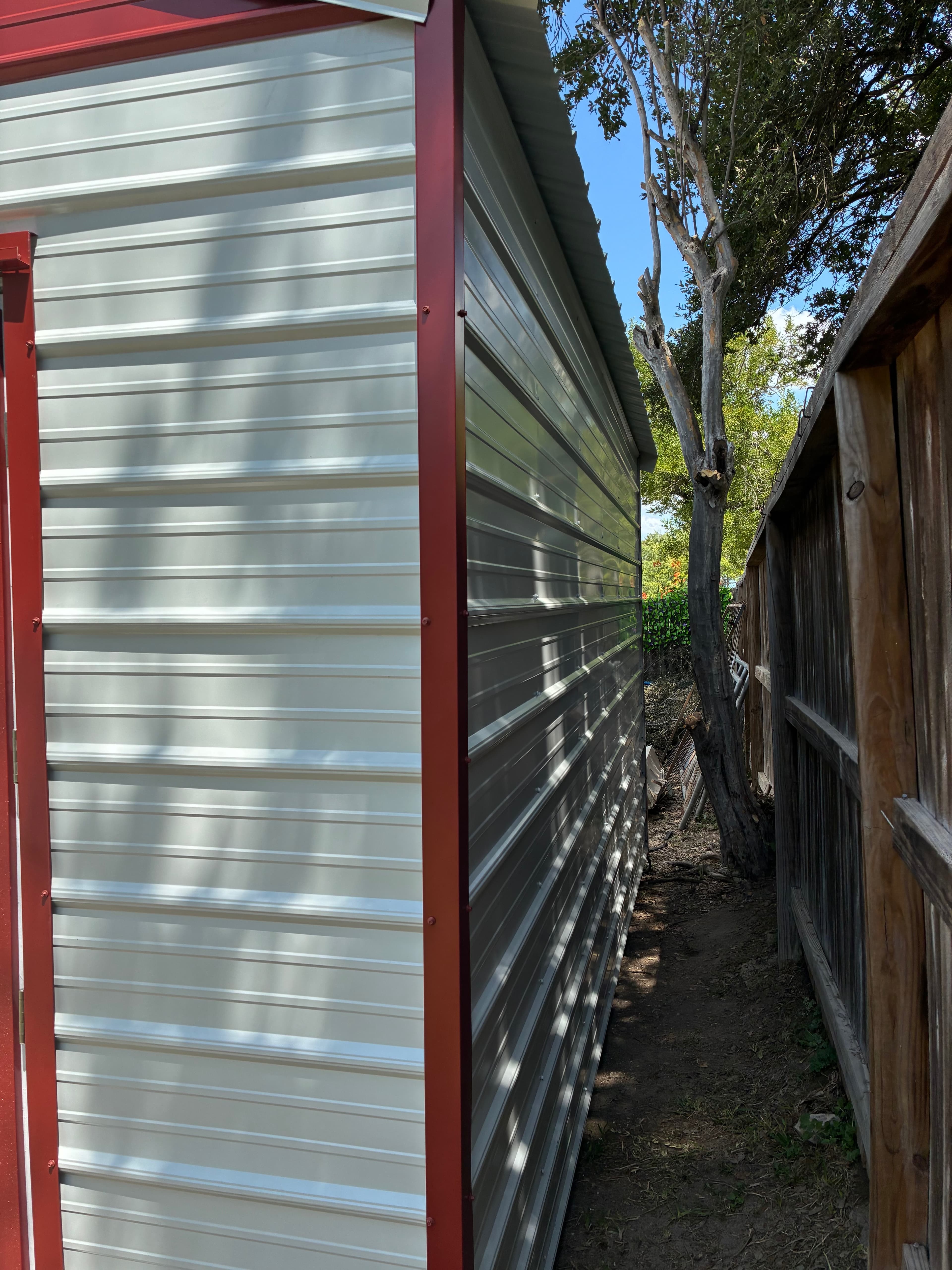 8x16x9 Side Utility shed built in San Antonio, TX
