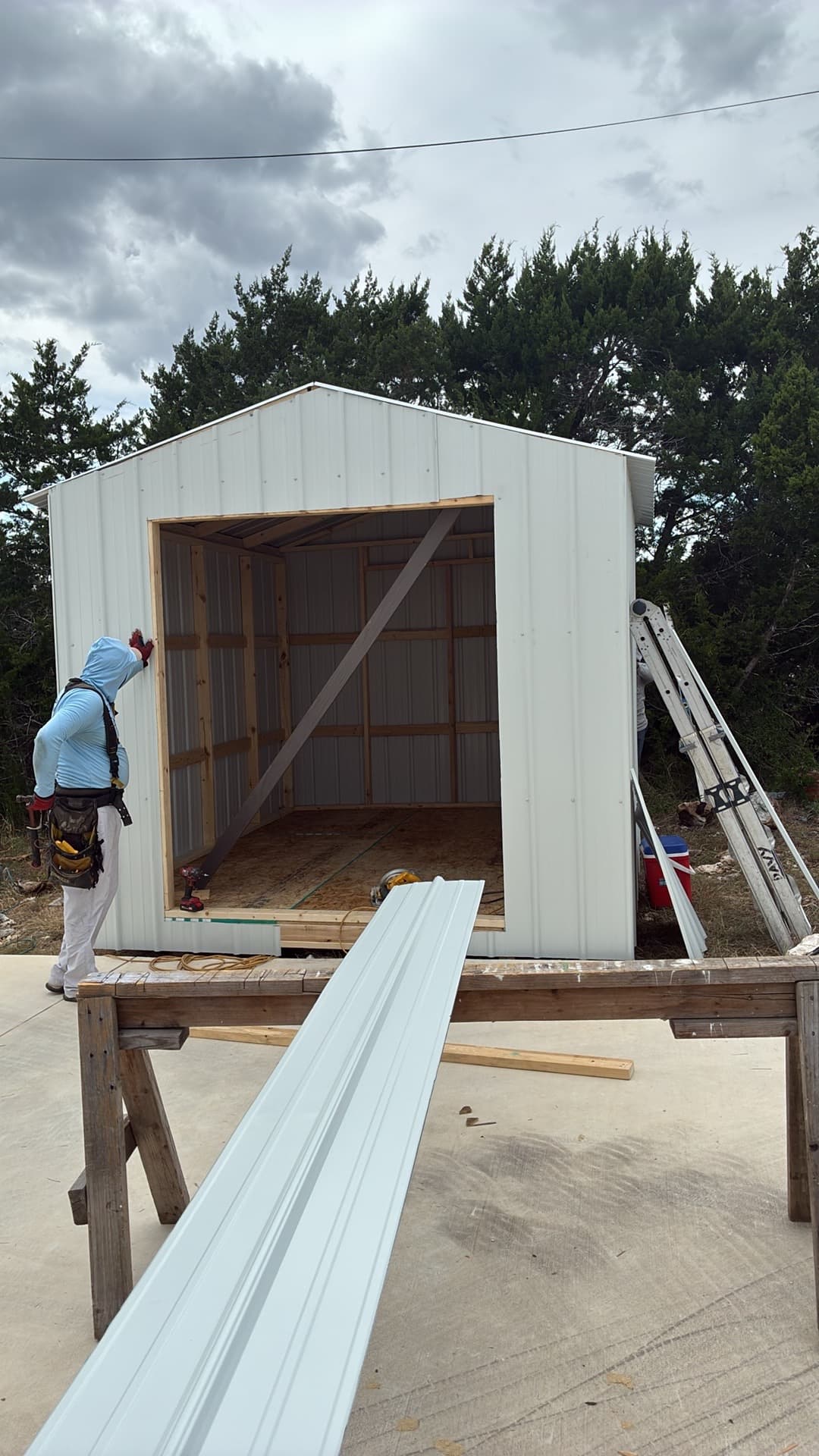 10x12x8 Storage Shed built in Boerne, TX