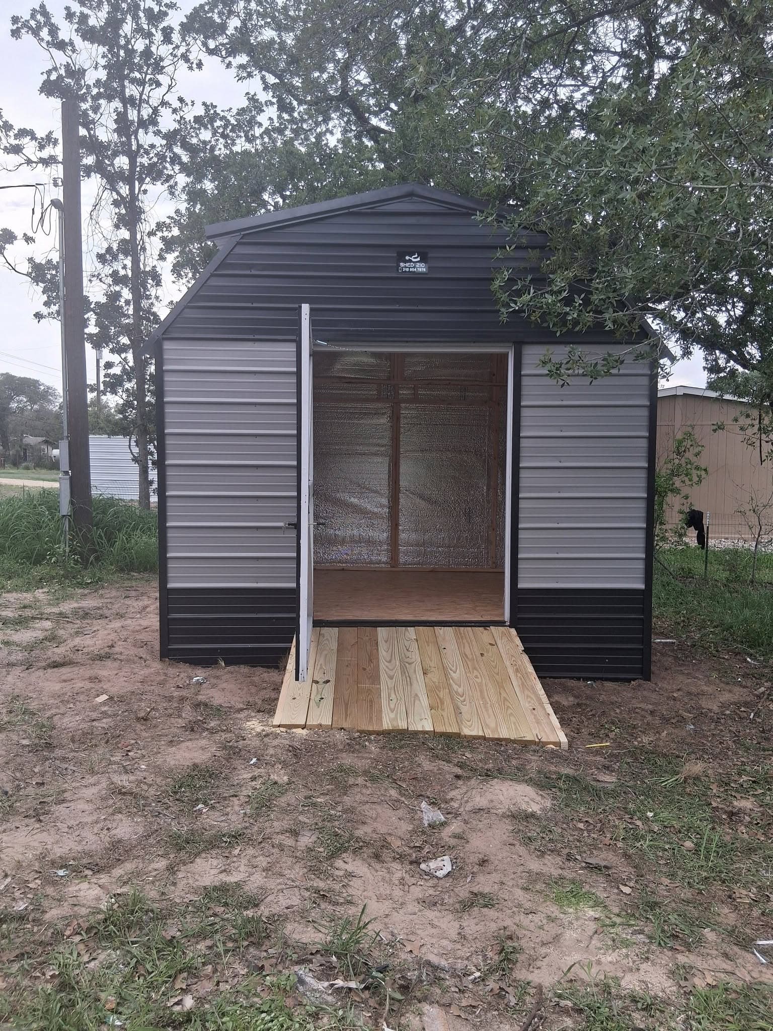 10x12x10 Barn Style Shed built in Shady Oaks, TX