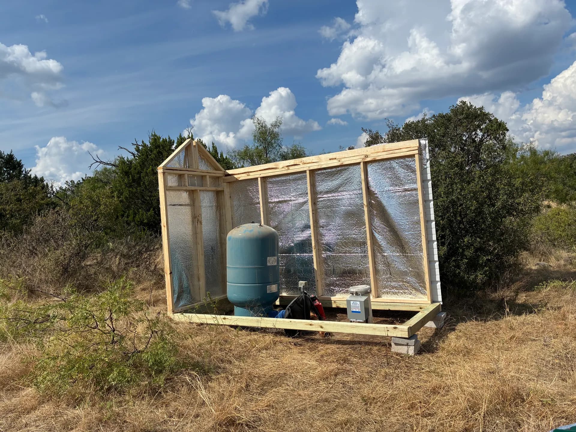 4x10x6 Water Well Shed built in Fredericksburg, TX