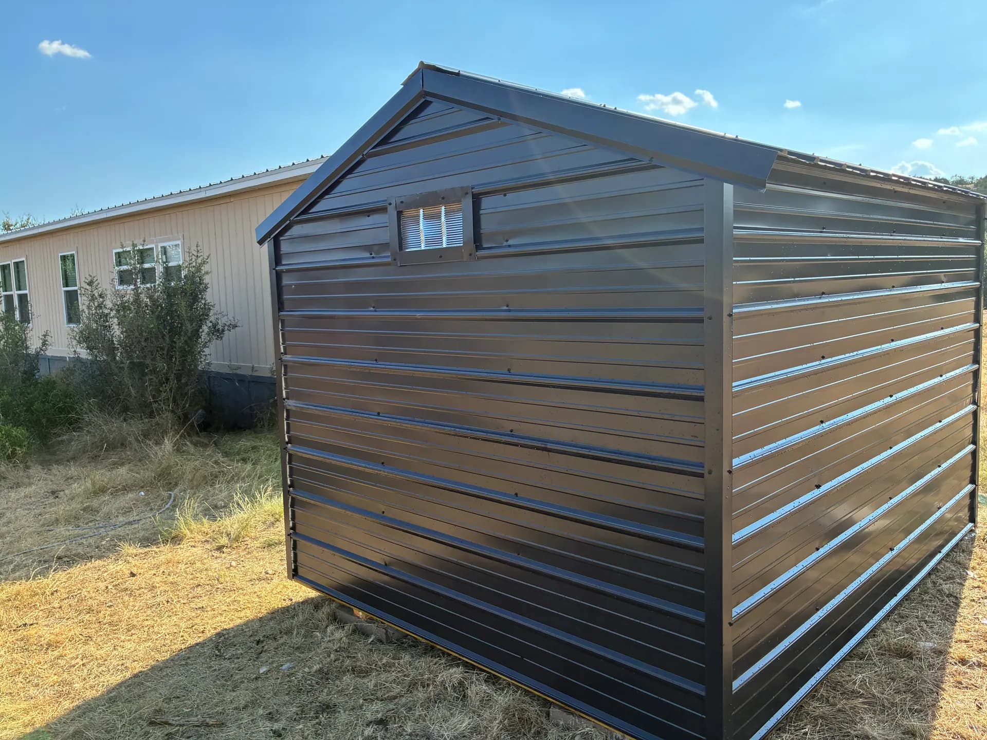 8x10x7 Water Well Shed built in Rocksprings, TX
