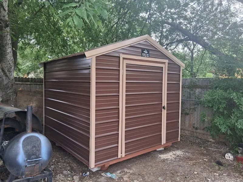 8x8x7 Storage Shed built in San Antonio, TX