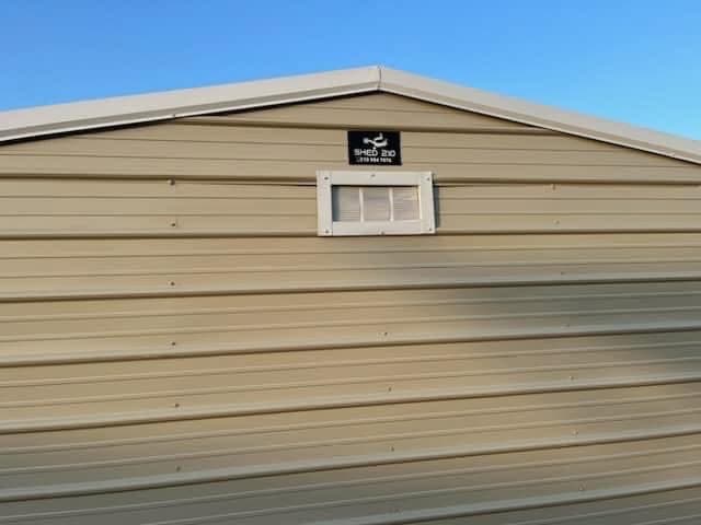 16x20x9 Side Utility shed built in Luling, TX
