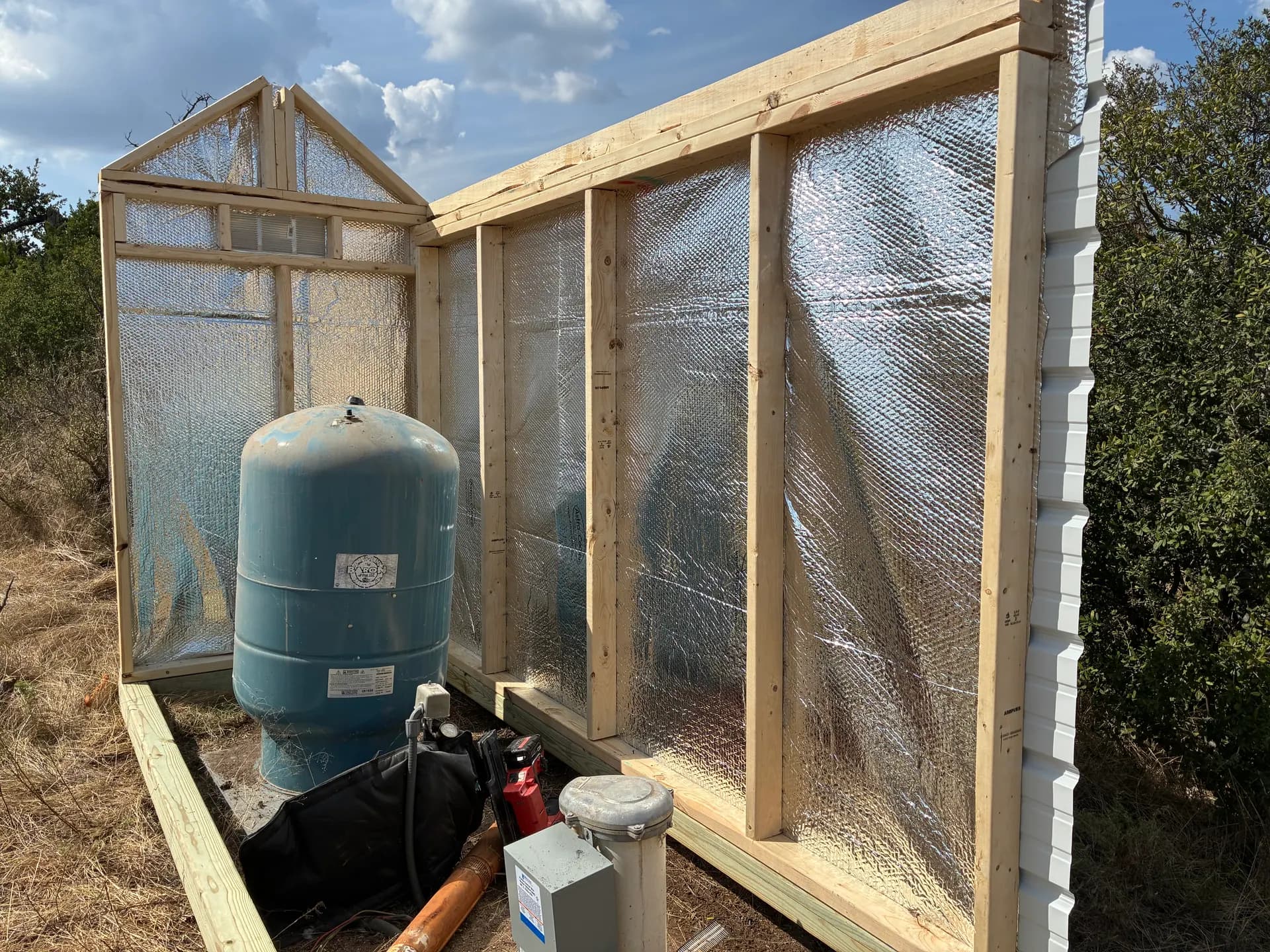 4x10x6 Water Well Shed built in Fredericksburg, TX