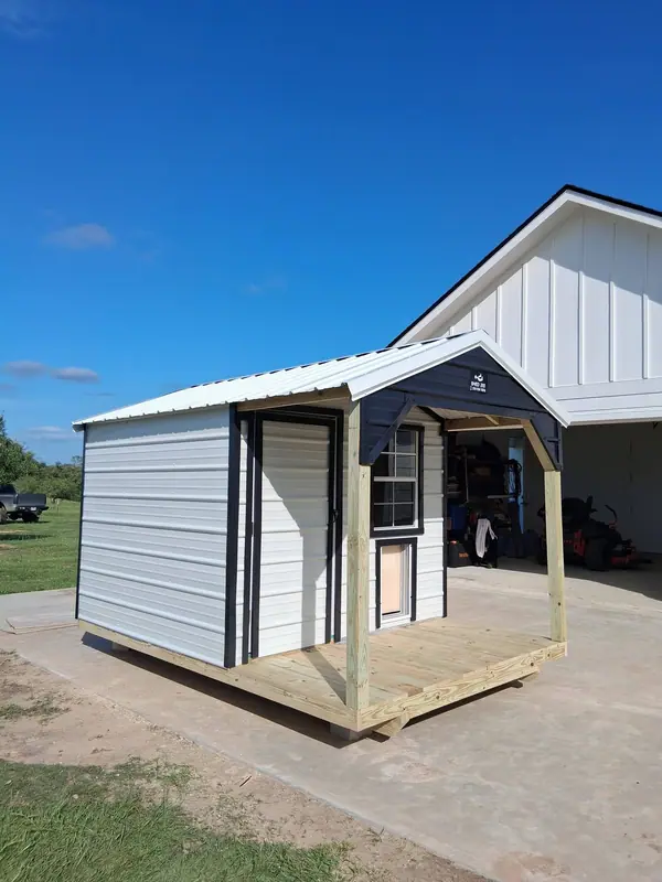 8x12x7 Deluxe Doggie House shed built in Hallettsville, TX