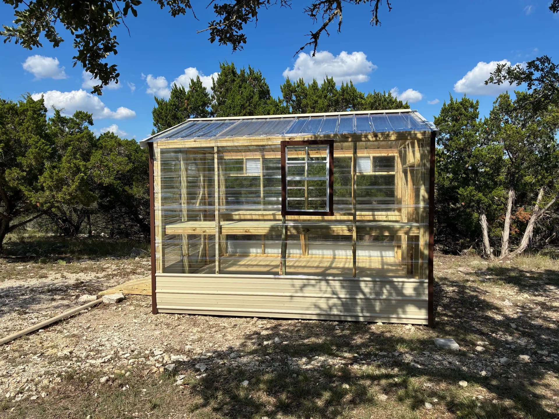 10x12x8 Green House built in Segovia, TX