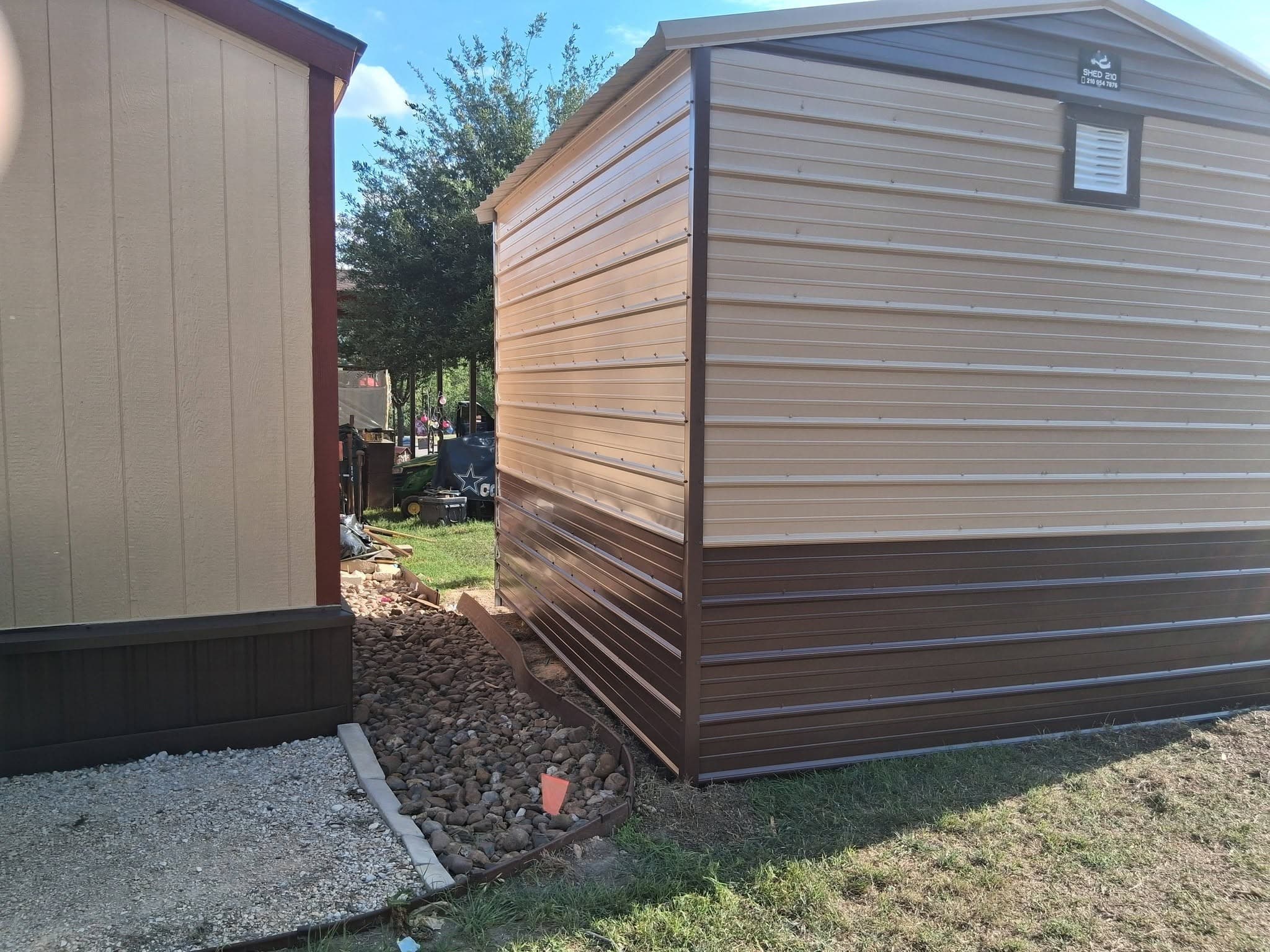 12x16x9 Heavy-Duty Shed built in San Antonio, TX