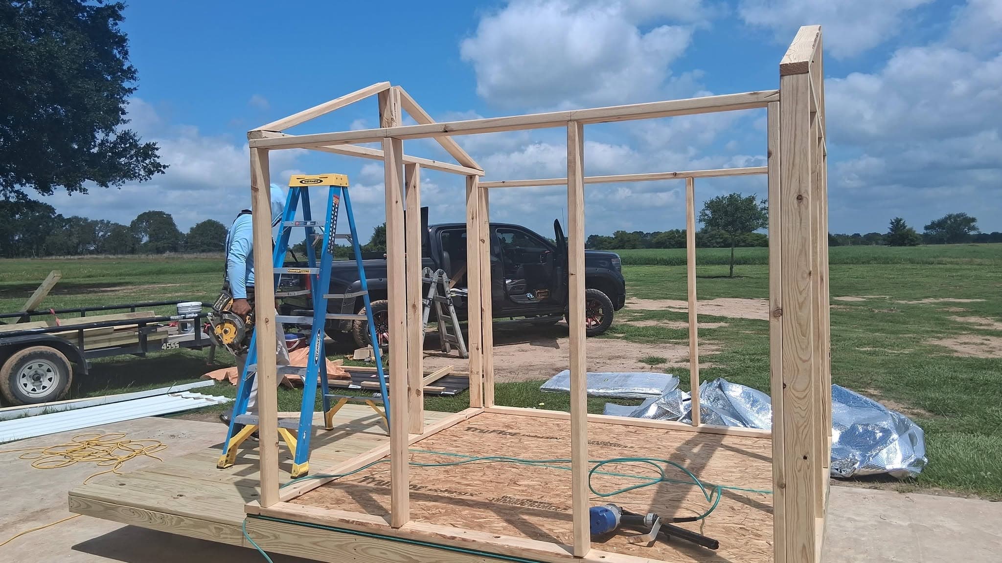 8x12x7 Deluxe Doggie House shed built in Hallettsville, TX