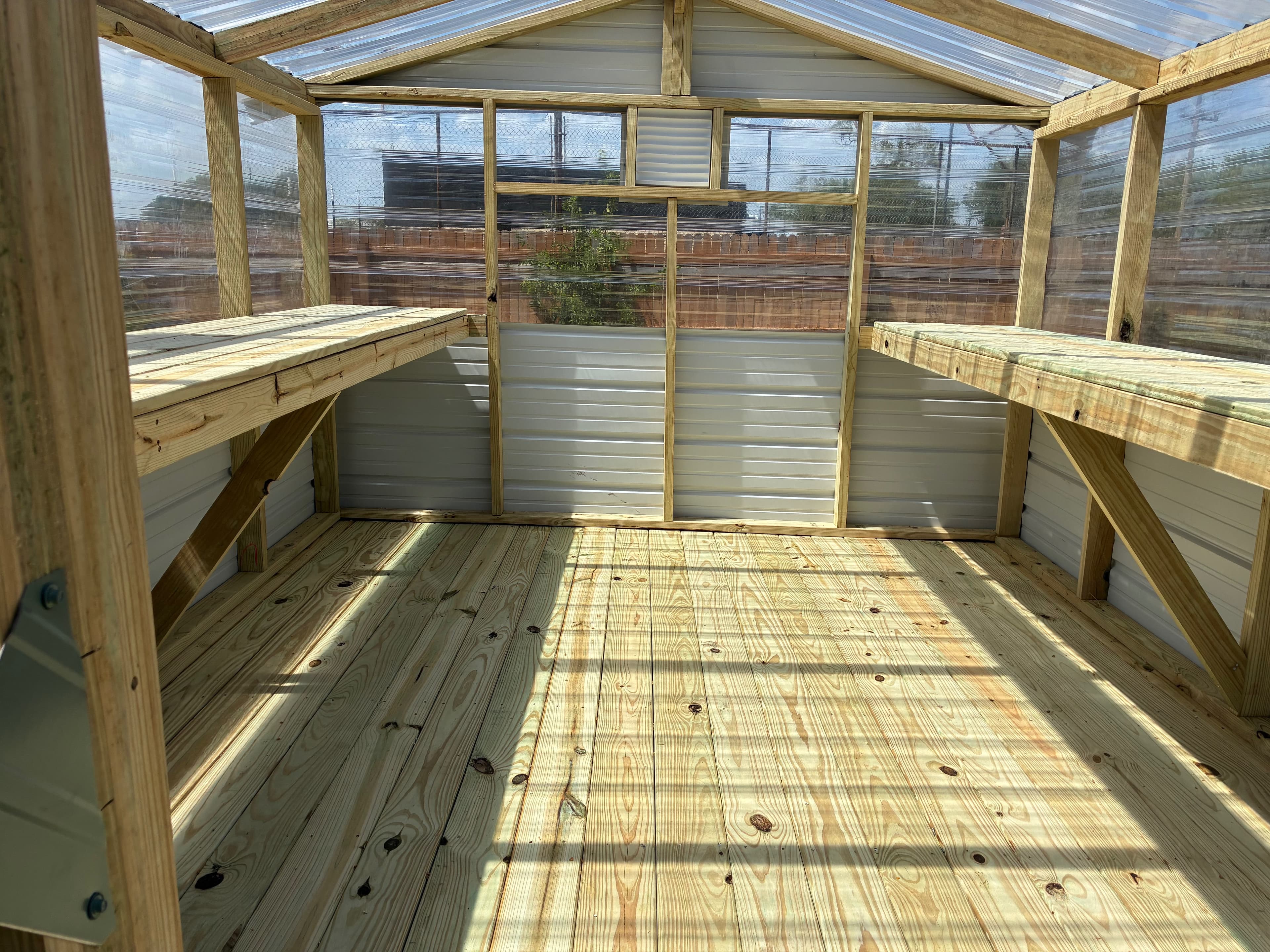 10x12 Green House shed built in Luling, TX