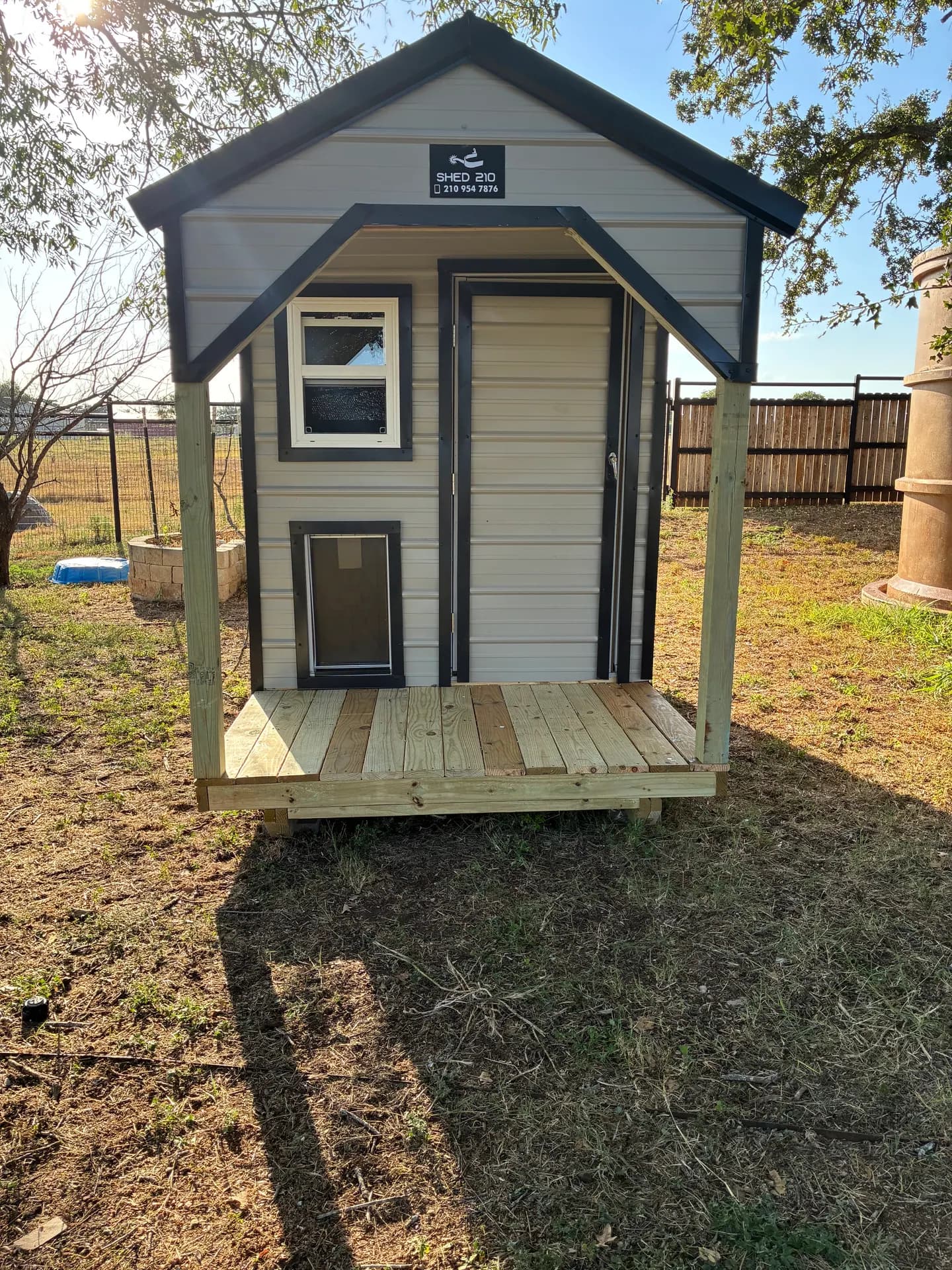 6x10x7 Deluxe Doggie House built in Centerpoint, TX