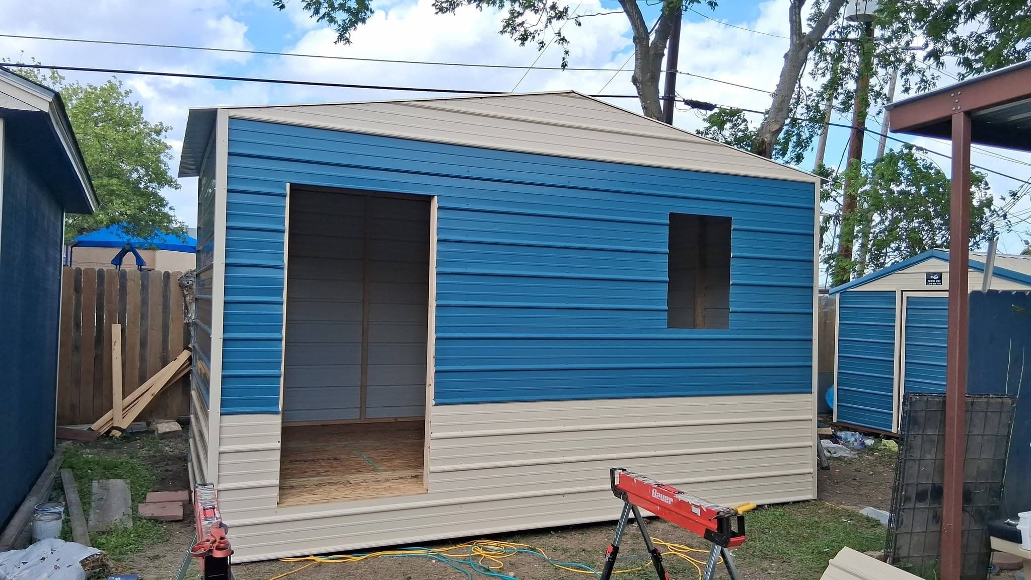 10x16 and 10x10 Sheds built in San Antonio, TX